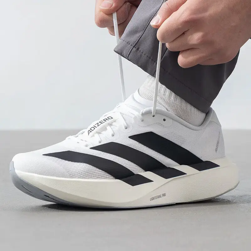 adidas running shoes for men original 2026 summer new model ADIZERO EVO SL marathon jogging shoes white sports shoes JH6206