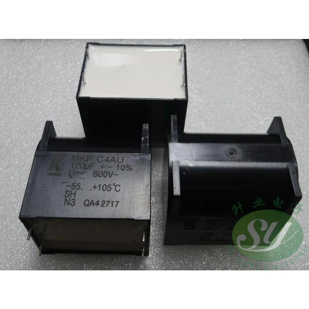 

AV MKP C4AU 120мкФ/600В 127, абсолютно новый пленочный конденсатор 52мм x 21мм