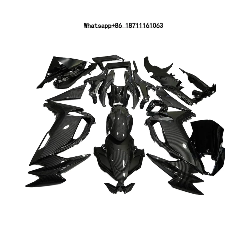 Advanced Carbon Fiber Look Motorcycle Fenders Kit Fit  Ninja 650 2020-2025 EX650 ABS Body