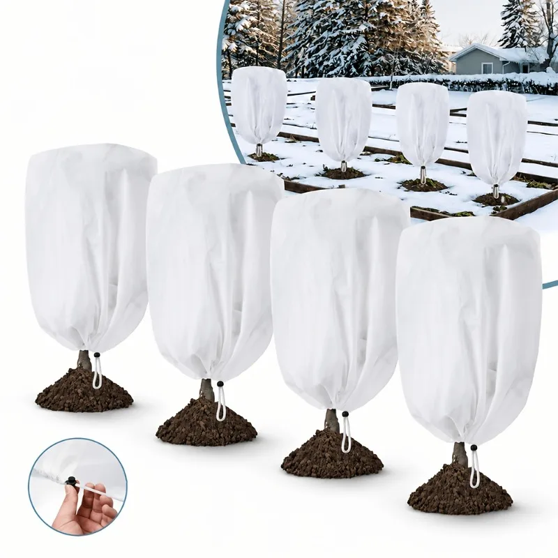 4Pcs Green Plant Cold-proof Cover Plant Gardening Tree Frost-proof Cover Plant Cover