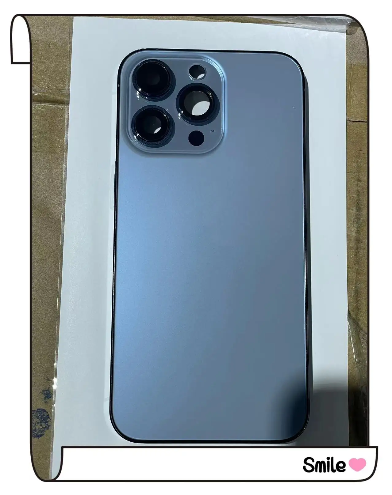 Whole sale 13pro frame with back glass,with button and sim tray,with mesh and magnet