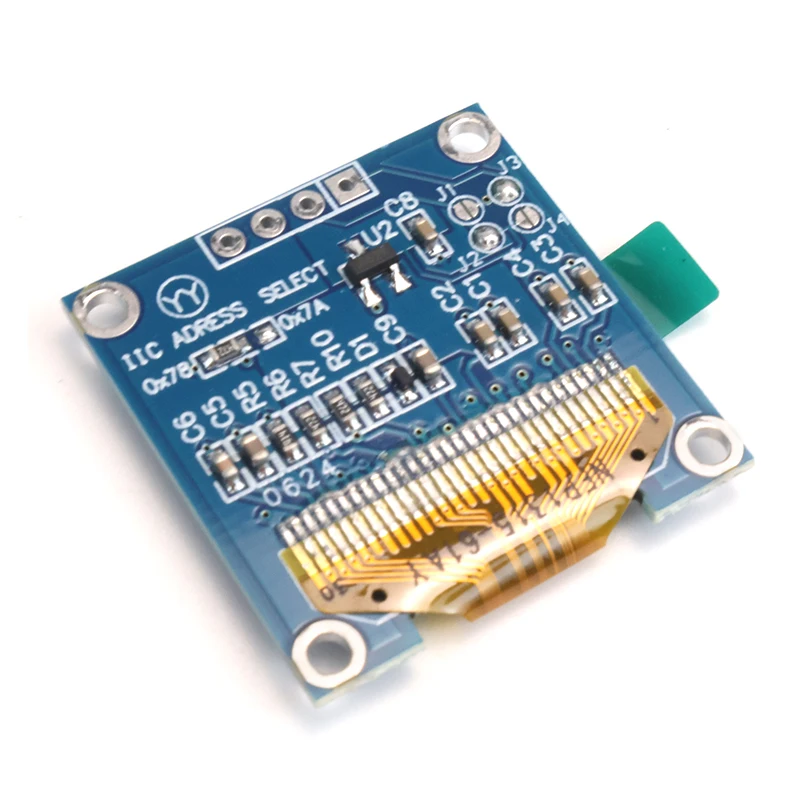 0.96 inch OLED IIC Serial White Display Module 128X64 I2C SSD1306 12864 LCD Screen Board GND VCC SCL SDA 0.96" for Arduino Black image 5