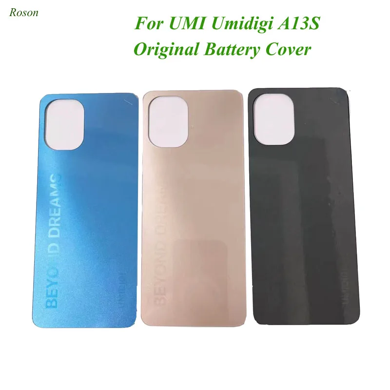 Roson For 6.7 inch UMIDIGI A13S Battery Cover 100% Original New Durable Back Case Mobile Phone Accessory for UMIDIGI A13S