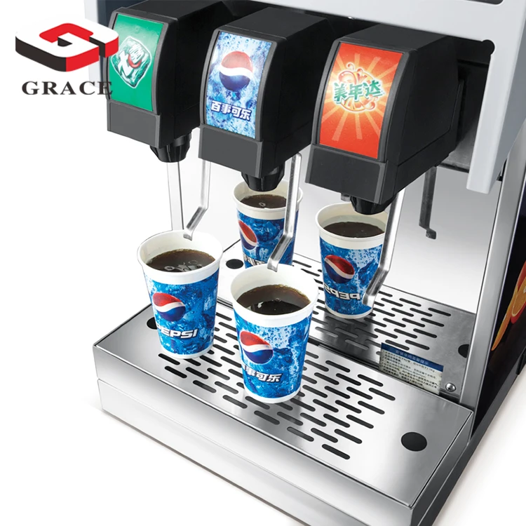 High Quality Commercial Coke Mix Machine 3 Flavor Cola Dispenser Soda Fountain Machine For Cold Drink Shop