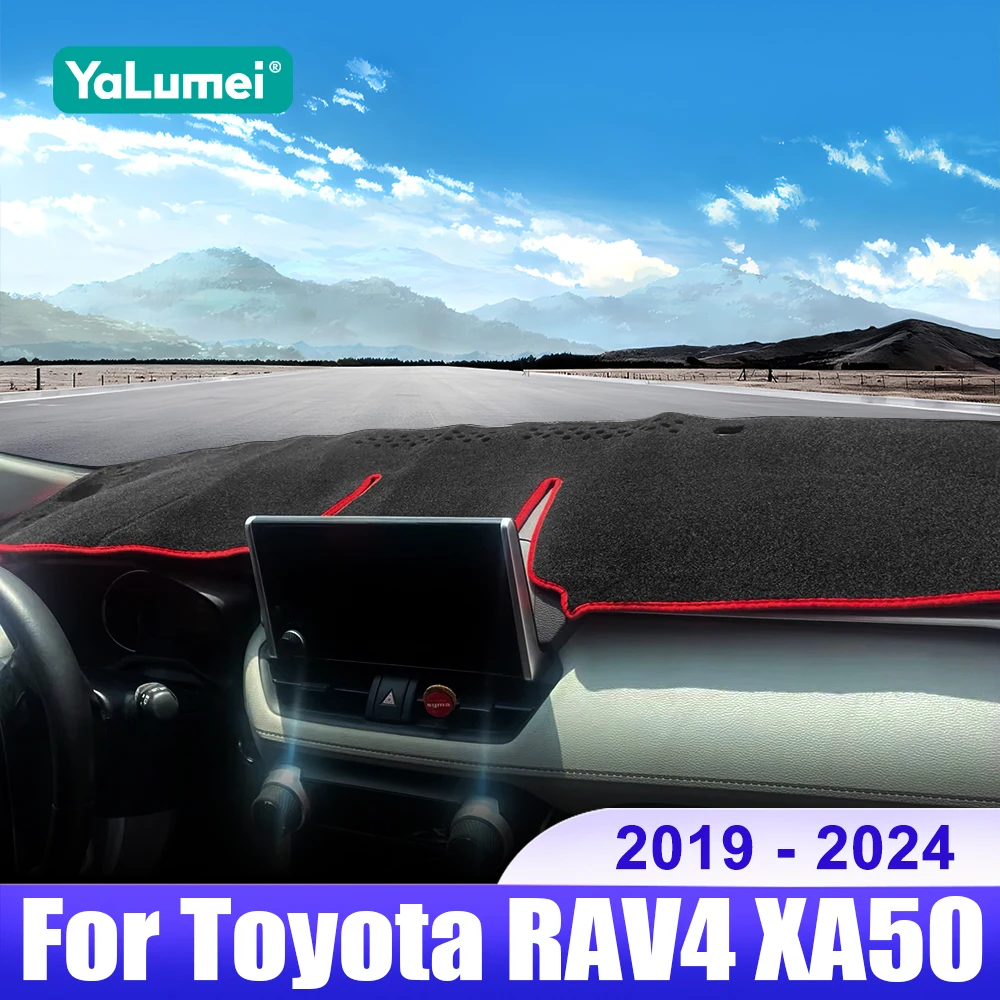 

For Toyota RAV4 XA50 2019 2020 2021 2022 2023 2024 RAV 4 Hybrid Car Dashboard Cover Dash Mat Sun Shade Non-slip Pad Accessories