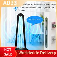 Top Deals UV Disinfection Lamp Household Mite Sterilization Lamp For UV + Ozone Double Sterilization US Plug