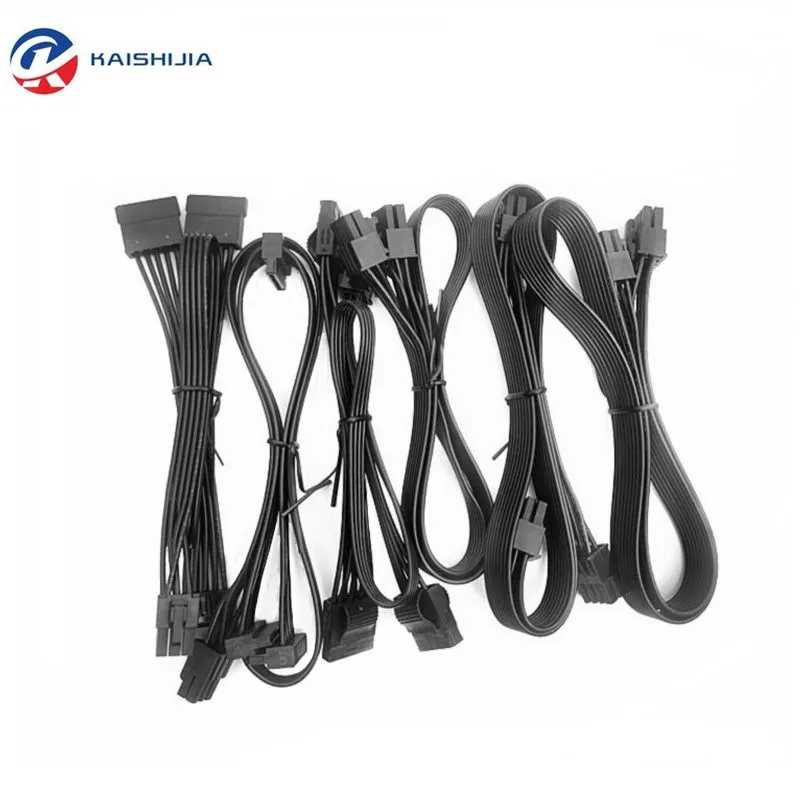 عالية الجودة 5Pin إلى SATA / 5Pin إلى IDE / 6 + 2 دبوس PCI-E / Dual 6 + 2-Pin وحدات كابل إمداد الطاقة ل Antec HCG-520M HCG-620M