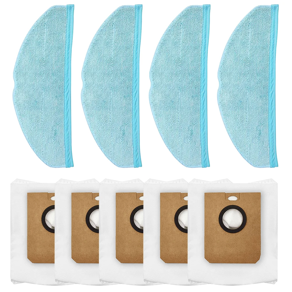 For Homerun 7000 XU7100 Mop Pads And Bags Kit Microfiber Cloth Replacement Parts For Vacuum Cleaner Accessories