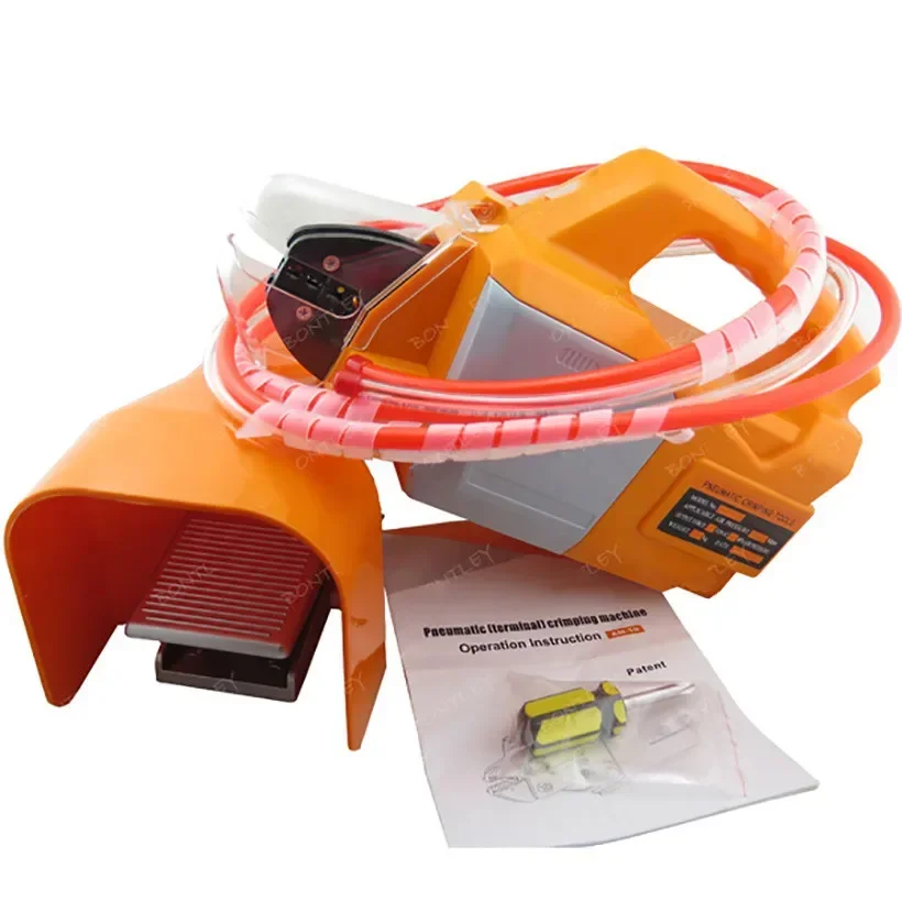 AM-10 Pneumatic Crimping Tool Crimp Machine for Kinds Terminals with 4 Die Sets Option  Crimping range 0.25-6mm2