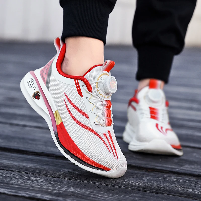 Hot Sell Children Sneakers Basketball Sports Shoes for Boys High Quality Running Kids Shoes Child Non-Slip School Shoes