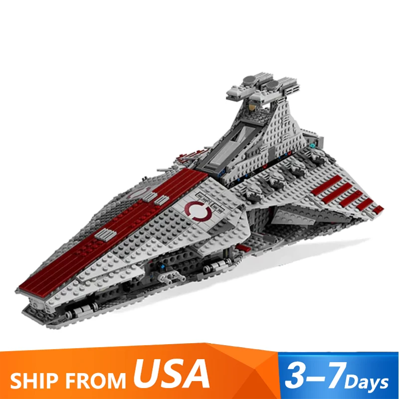 Movie MOC Compatible 8039 Star Venator-Class Republic Attack Cruiser Model 1170PCS Building Blocks Brick Puzzle Toys for Gift