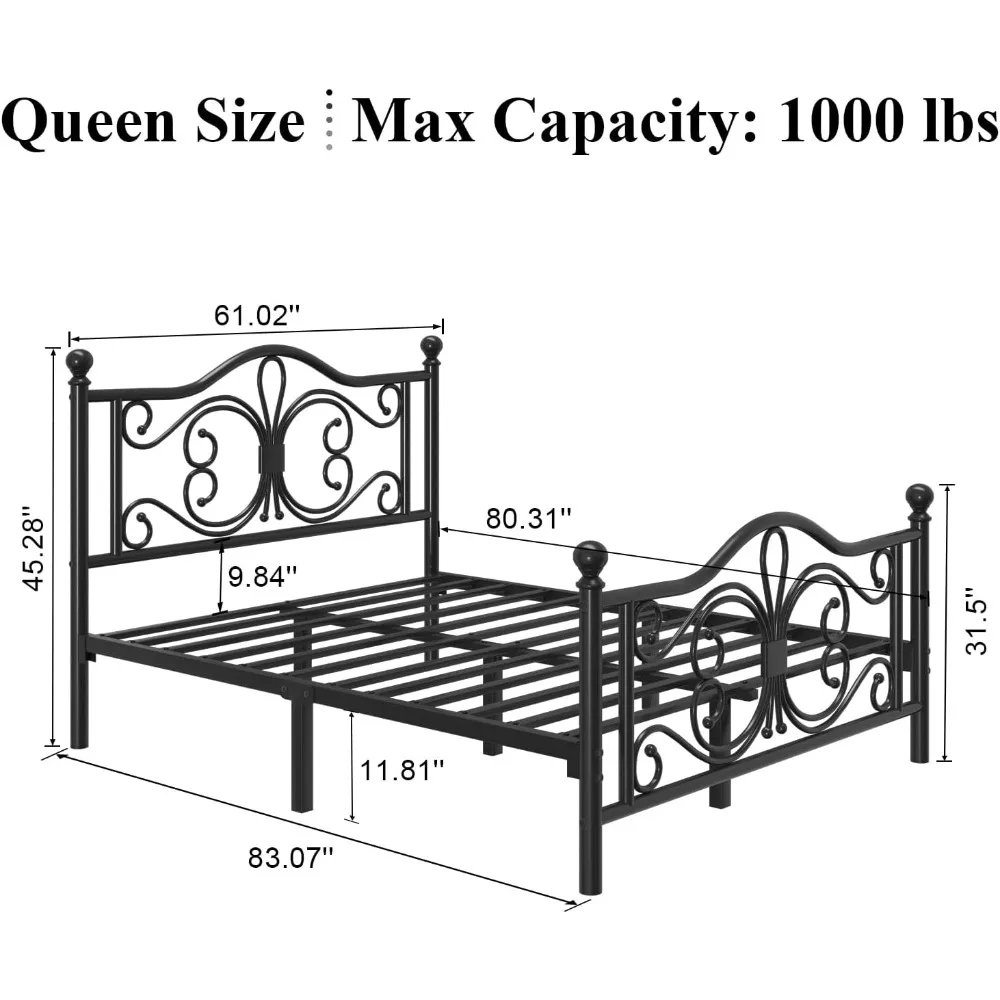 Thumbnail 2 - #8 Latest Metal Platform Beds Offers