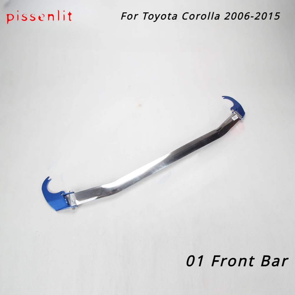 Front Upper Strut Brace Bar For Toyota Corolla 2006-2015 Stable Reinforcement Roll Bars  Tower Brace Arm Engine Shock