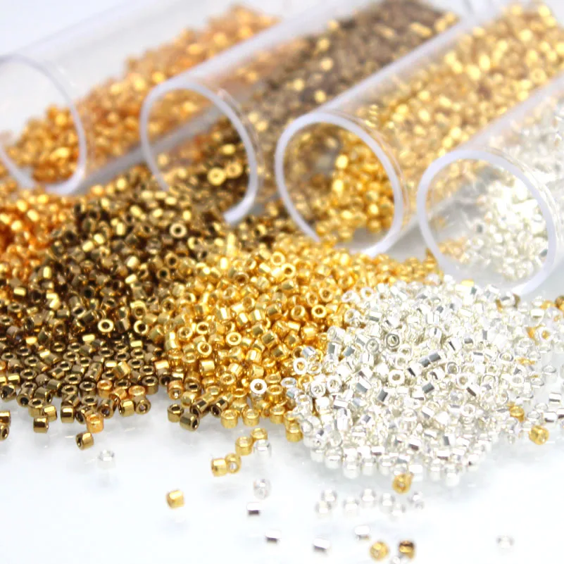 

2.0MM MKY Beads 10Grams/Tube Metallic Colors Glass Beads For DIY Handmade Sewing