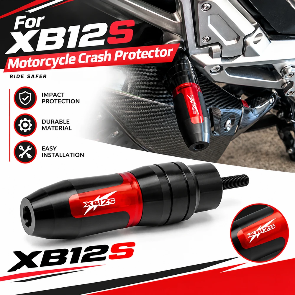 For XB12S Motorcycle Engine Case Guard Crash Bobbins Impact Protector Frame Slider Fall Protection Replacement Accessories Parts