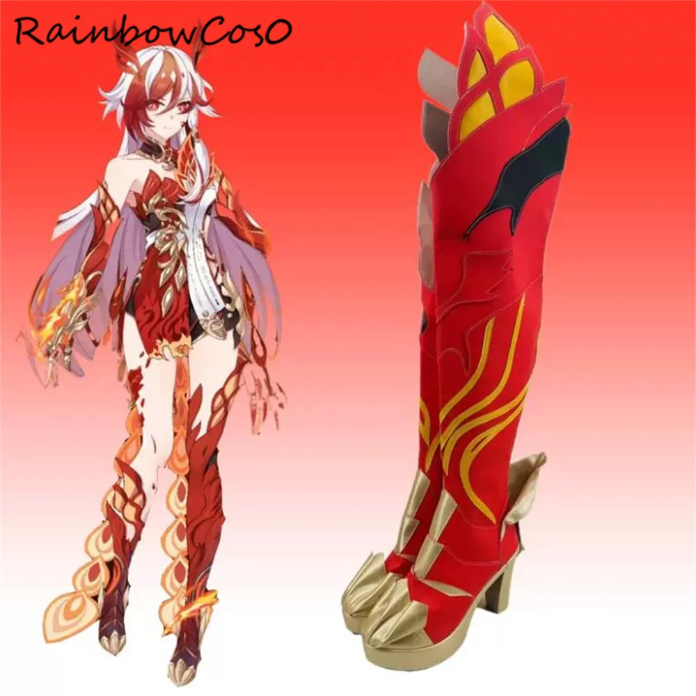 Fu Hua FuHua Honkai Impact Cosplay buty buty gra Anime Party Halloween boże narodzenie RainbowCos0 W4126