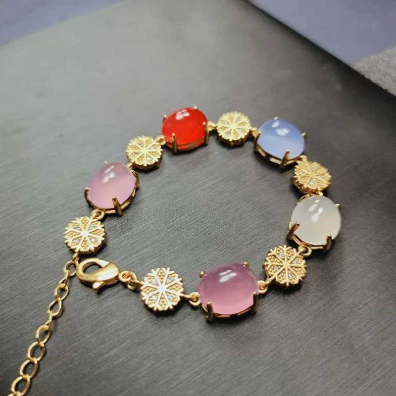 

Natural Ice Color Duobao Exquisite Bracelet Gift