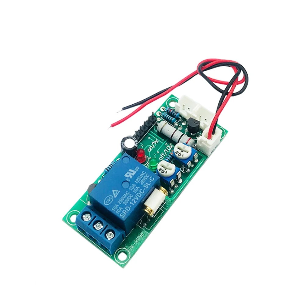 12V Vibration Sensing Module Industrial Grade Sensor Relay Switch High Sensitivity Delay Adjustable Vibration Relay