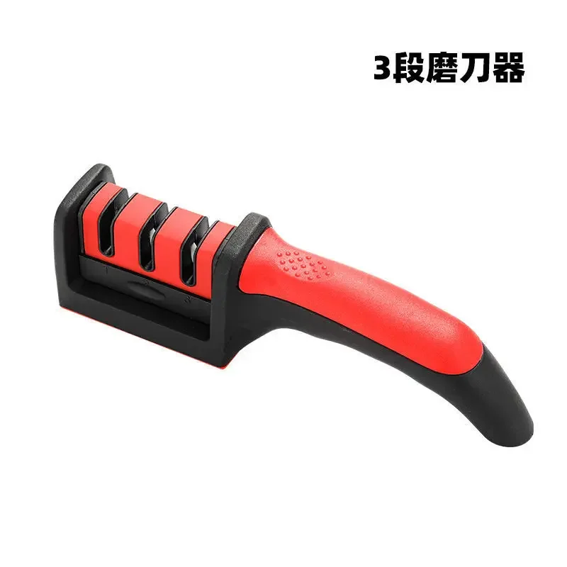 for New Arrived Multi Functional Three Stage Knife Sharpener For Household Kitchen Sharpening stone Tool