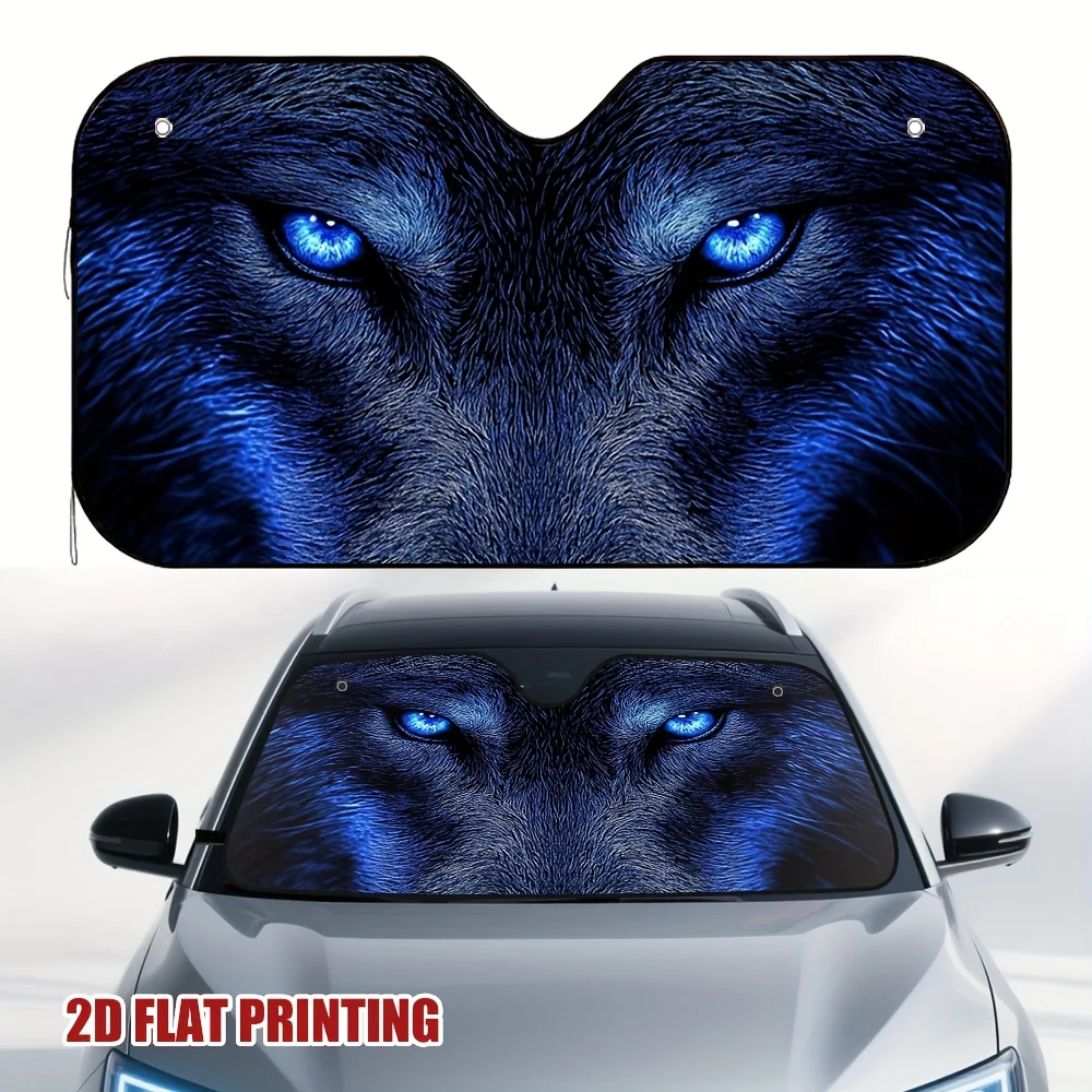 

Автомобильный солнцезащитный козырек One Piece Of Wolfs с интенсивным бликом, идеально подходит для отпуска и пиковых времен, сохранить прохладно и приятную атмосферу.