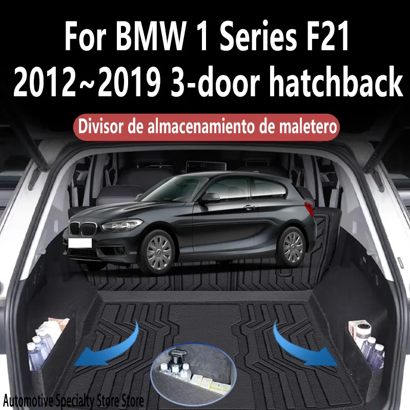 For BMW 1 Series F21 2012~2019 3-door Trunk Storage Partition Thickening Storage Auto Interior Parts Organizer Car Accessories