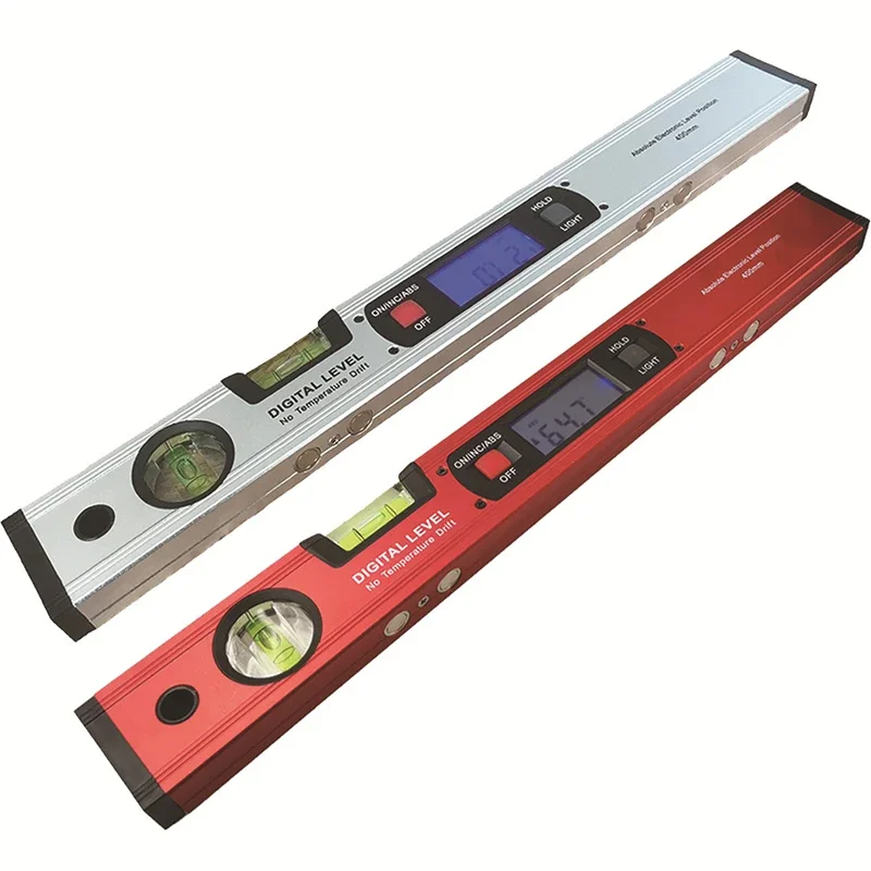 Magnetic angle meter angle ruler digital display level electronic level ruler digital display slope meter 400MM aluminum alloy