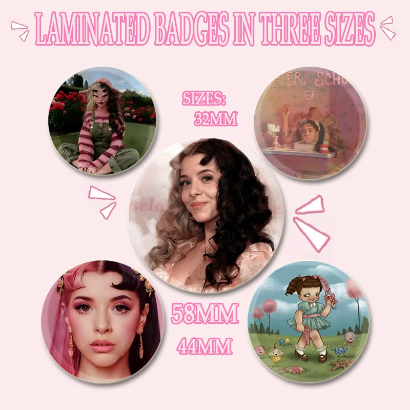 Singer Melanie Martinez Brooches Classic Song Cake Play Date Badge Exquisite Album Cartoon Enamel Pins for Backpack Jewelry Gift