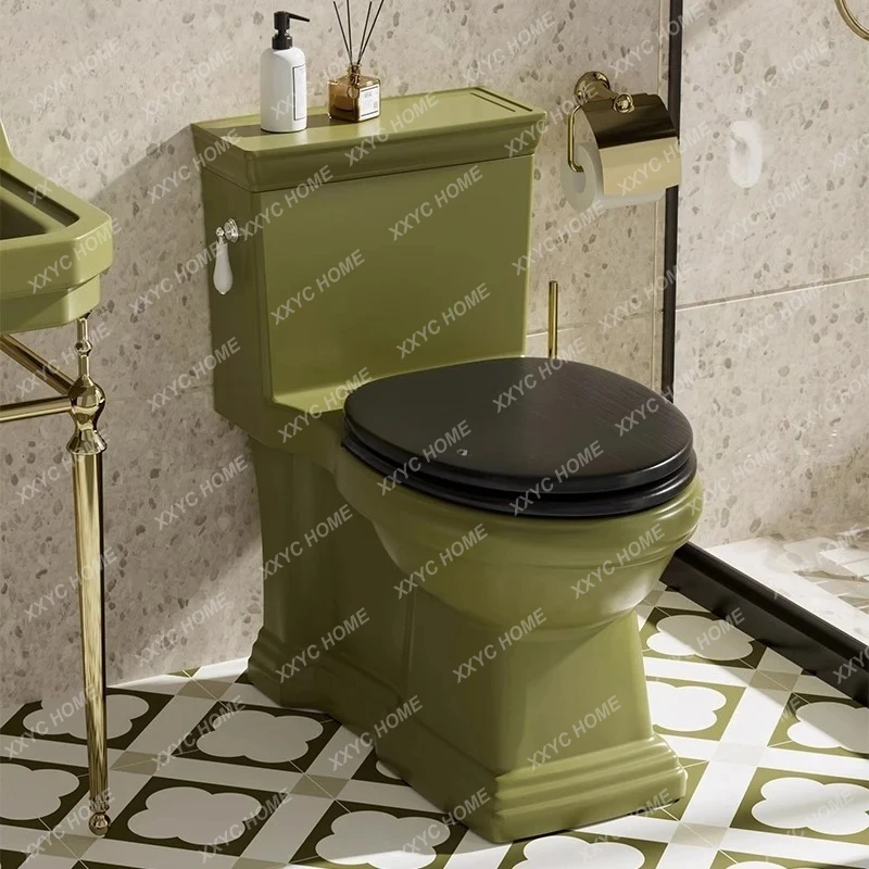 

Унитаз-компакт TA Grass Green в ретро-стиле с сифоном для ванной комнаты: индивидуальность и креативность