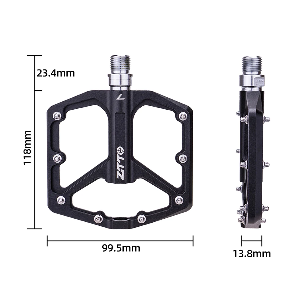 ZTTO MTB 超軽量フラットペダル CNC アルミ合金 AM エンデューロバイク