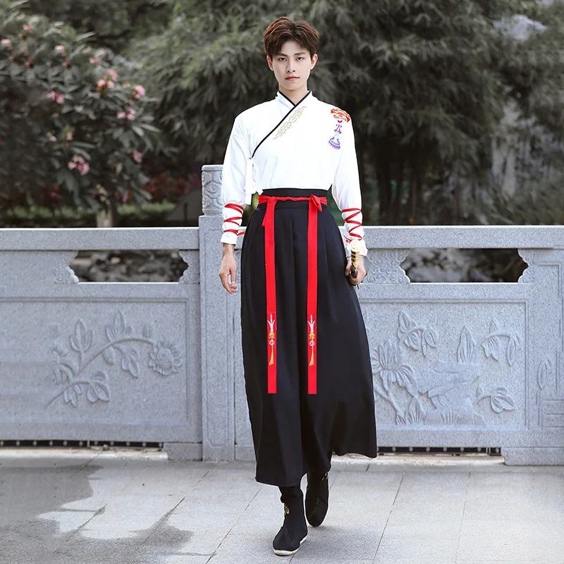 Newly Improved Ancient Costume Hanfu Male Female Immortal Martial Arts Suit Cosplay Costume Chinese Style Traditional Clothing view 4