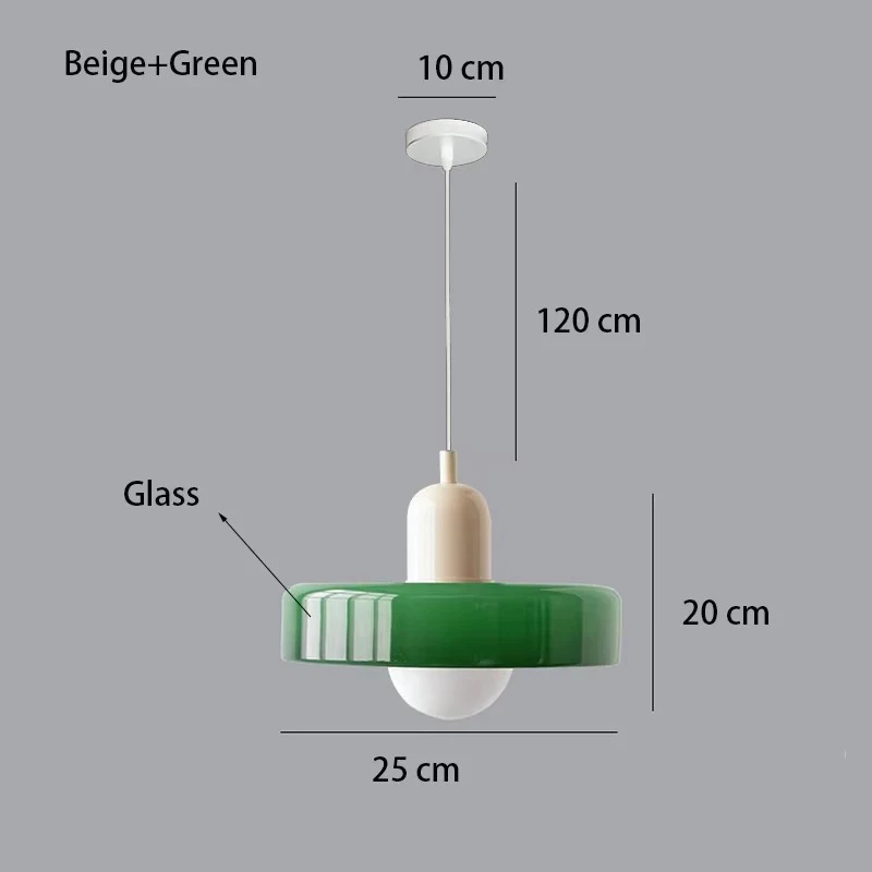 Nordic Retro Glazen Hanglampen Indoor E27 LED Kroonluchter Woonkamer Eetkamer Slaapkamer Keuken Decoratieve verlichting Armatuur