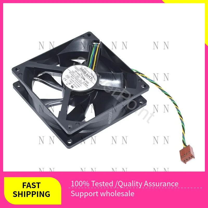 WEP  New 3610RL-04W-S66 DC12V 0.50A 4-Pin 92*92*25mm Square Cooling Fan Well Tested