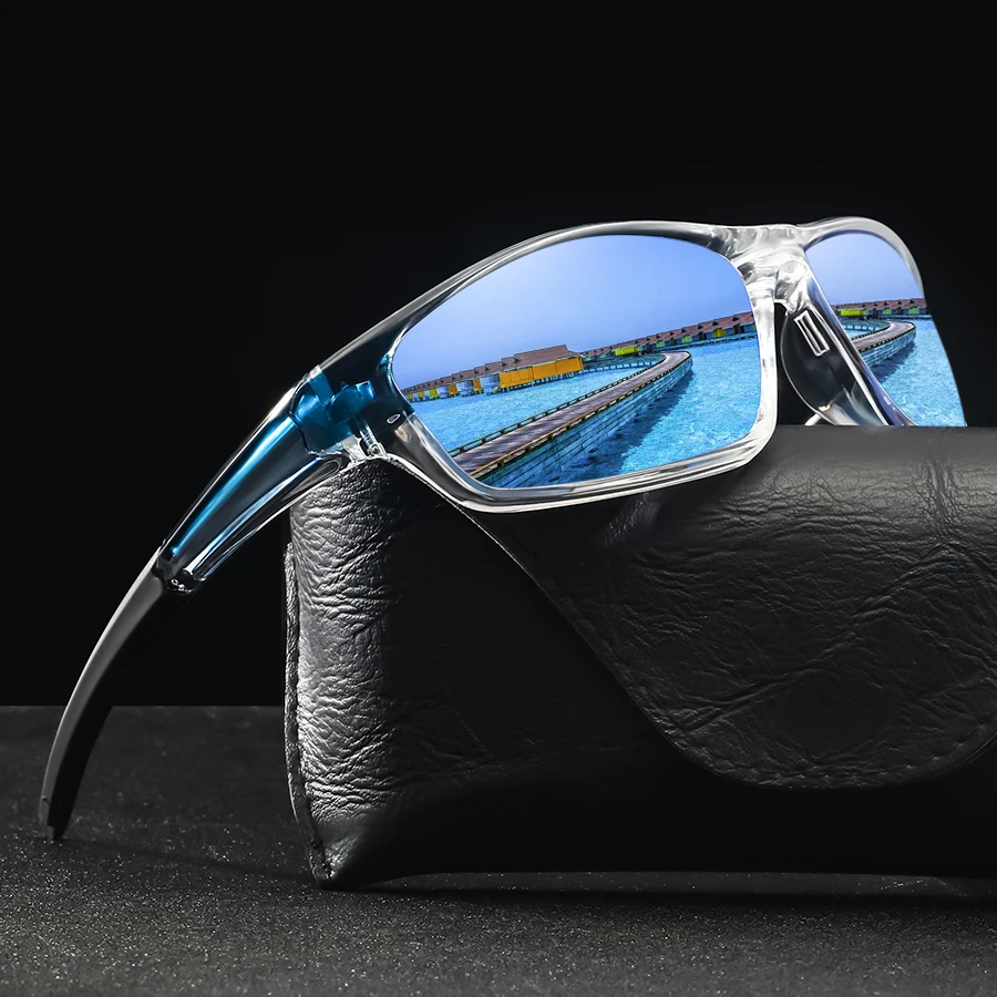 Fashion Vintage Clear Frame Driving Fishing Sports Protective Glasses Men Women Running Mountaineering Protective Eyewear