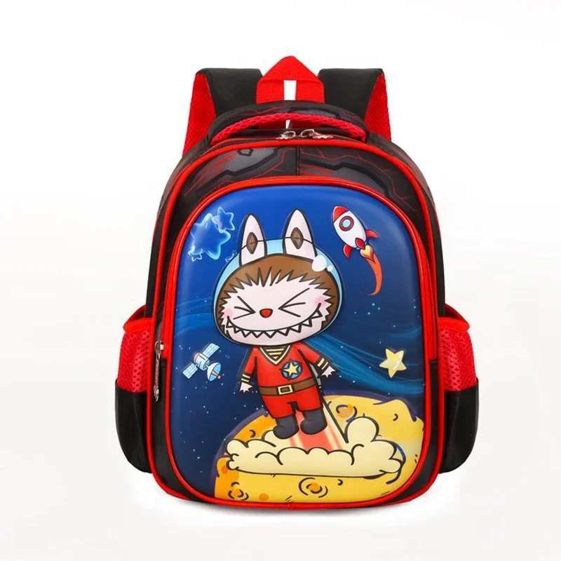 

Labubu Cartoon Kindergarten Schoolbag Cute Backpack Boys Girls Kids Shoulder Bag Labubu Backpack