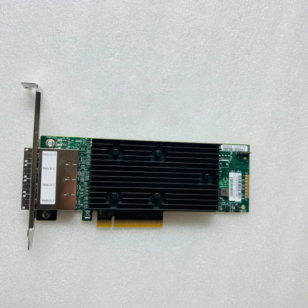 SAS9305-16e 3224 chip 16-port 12Gb/s HBA external straight-through card