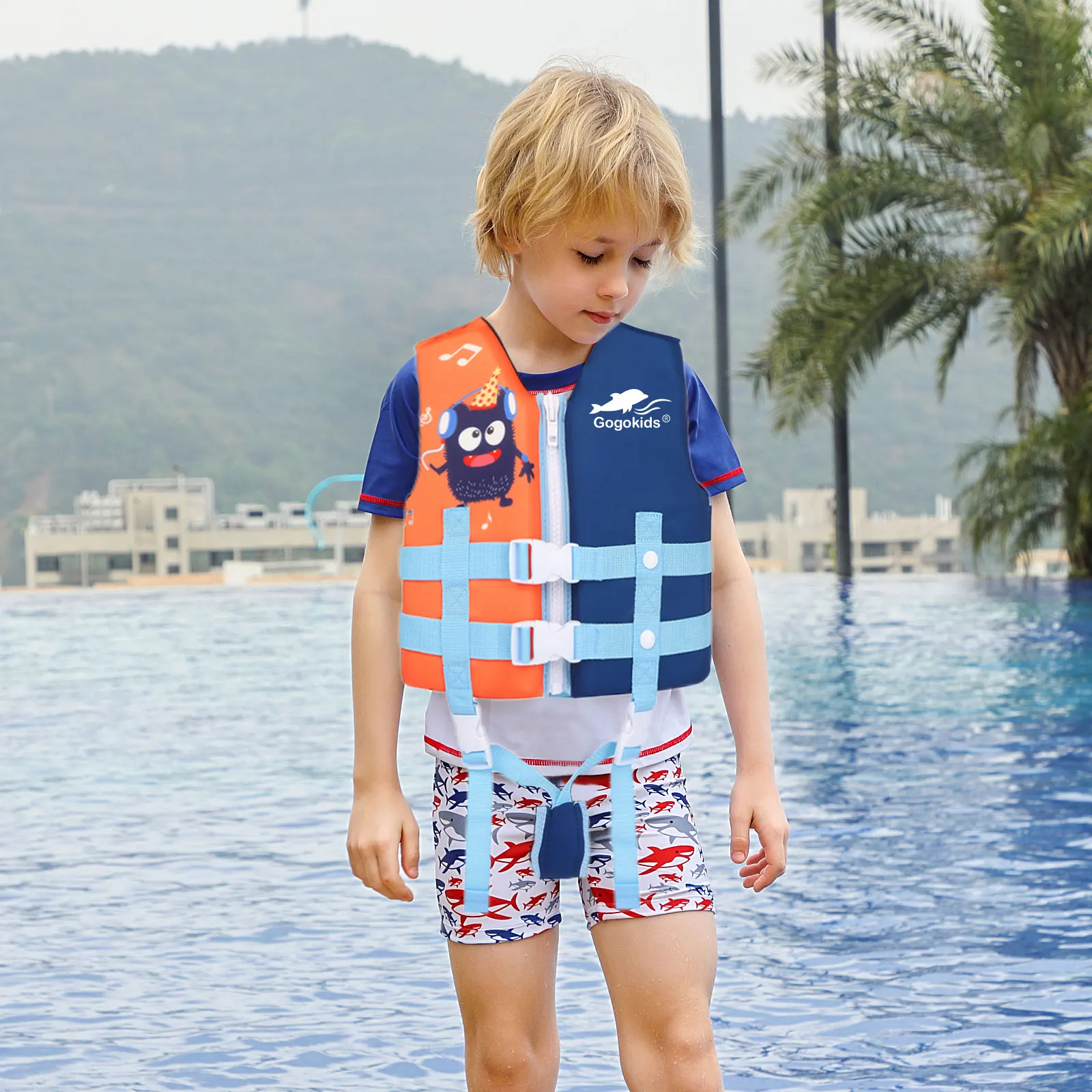 Children Water Sport Life Jacket Baby Swimming Drifting Jacket Buoyancy Kid Learn to Swim Boating Safety Lifeguard Vest