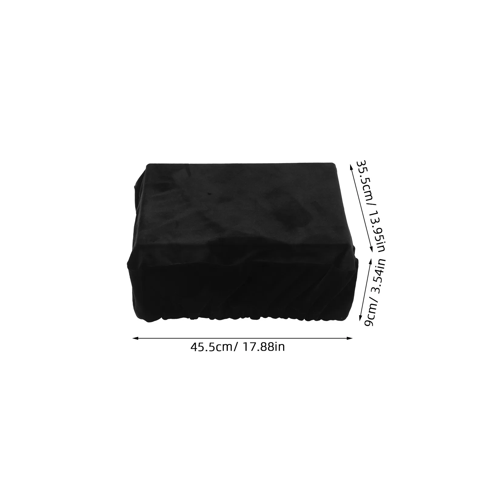Vinyl Record Player Dust Cover Universal Black Turntable Protective Sleeve Dustproof Home Storage Protector