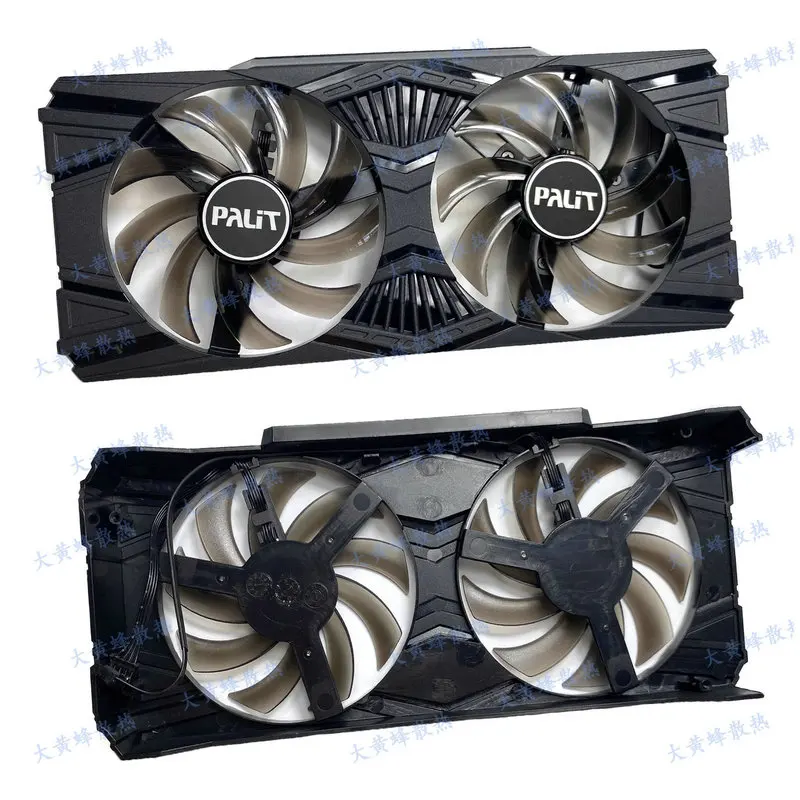 

The Shell with Fans for GAINWARD RTX2060 RTX2070 GTX1660 GTX1660S GTX1660ti Dual Gaphics Video Card