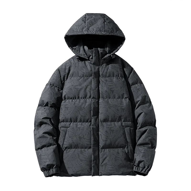 معطف رجالي من Ourege للخريف والشتاء مصنوع من القطن Jaet للاستخدام الخارجي والدفء ومقاوم للبرودة وقابل للفصل مبطن من القطن #2