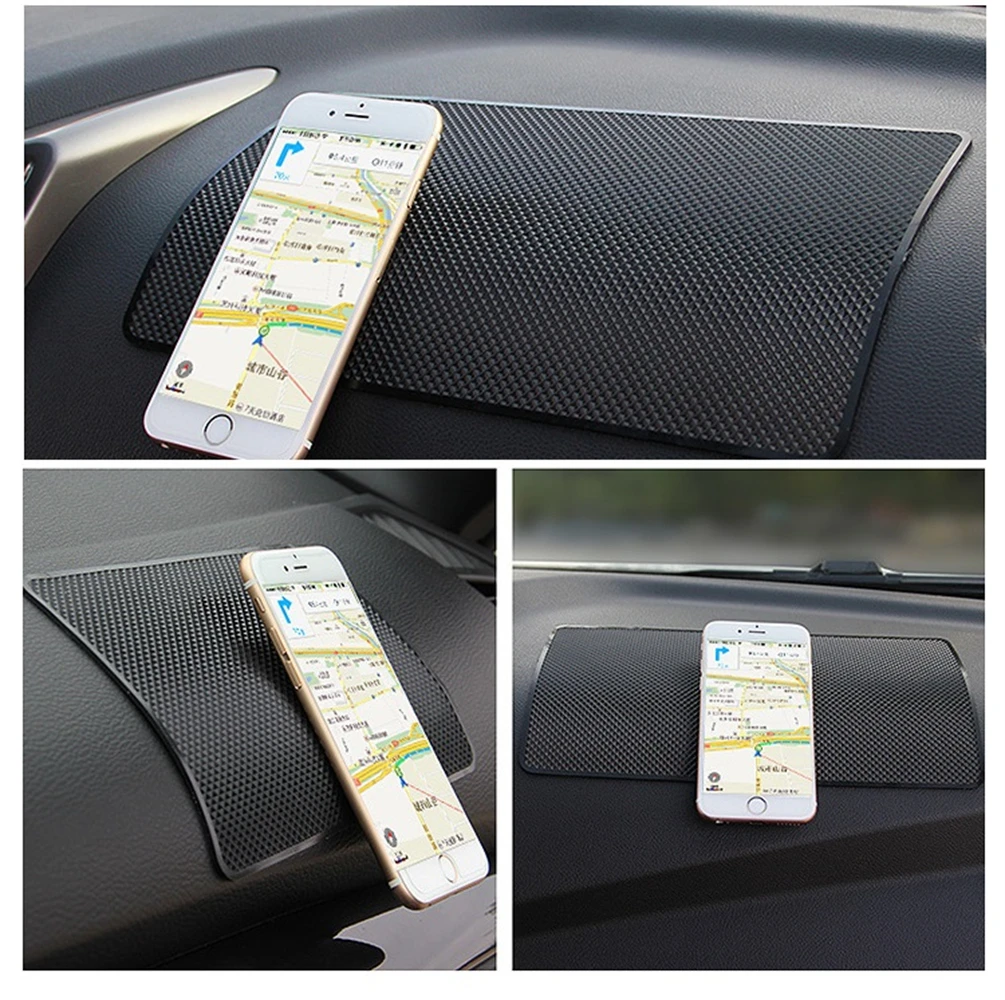 Universal Car Dashboard Non Slip Sticky Pad Phone Holder Mat Anti-skid Silicone Mats Car Mat Car Interior Accessories