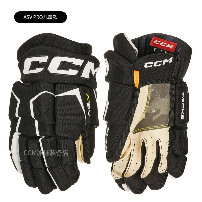 Ccm asv pro ice hockey gloves kids youth adult roller skating ball professional competition training gear equipment