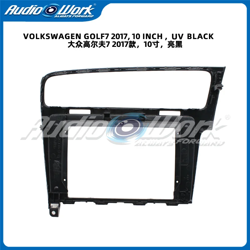 10Inch Car Radio MP5 DVD Player 2 DIN Radio Frame and Cable Fascias Adapter Android Dash Panel Kit for VOLKSWAGEN GOLF 7 2017