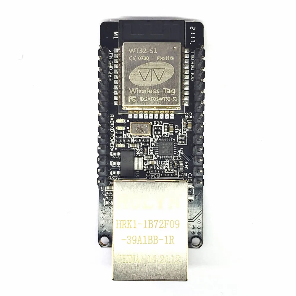 Placa de módulo inalámbrico WT32-ETH01, puerto serie integrado, red Ethernet para Combo Gateway, Bluetooth, WIFI, MCU, ESP32