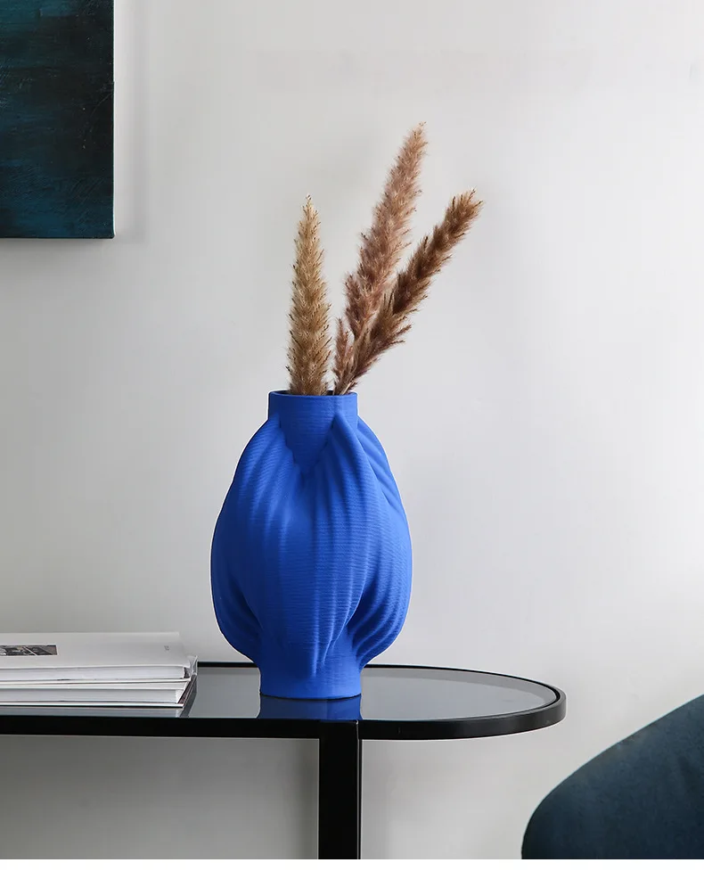 3D printing ceramic vase, home soft decoration, living room flower utensils, high-end decorations