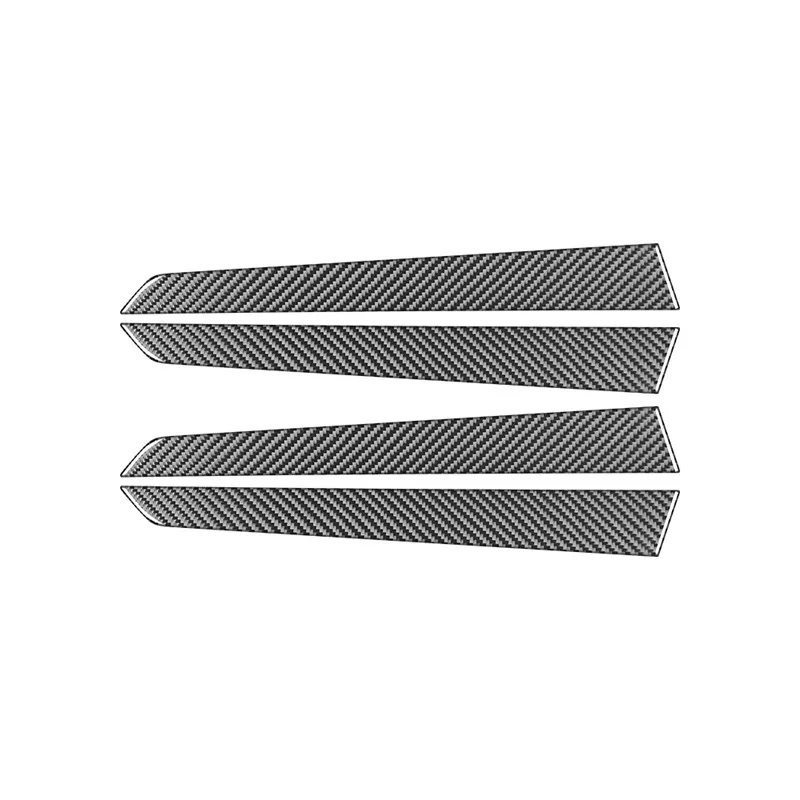 For Lexus GS 2013-2019 Car Interior Accessories Carbon Fiber Door Panel Decorative Strip Trim Cover Decoration Stickers