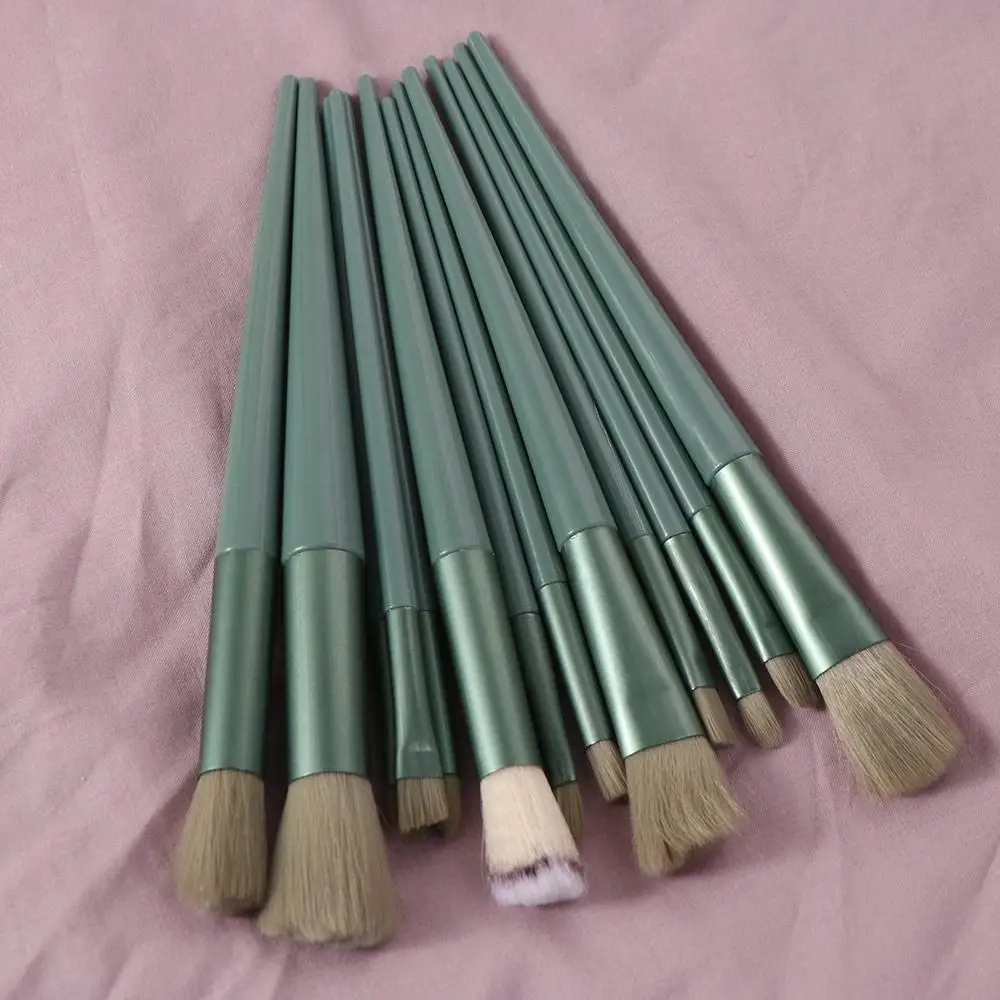 13 قطعة/المجموعة المهنية ماكياج فرش أدوات لينة عينيه فرشاة لمساحيق التجميل ظلال العيون فروي مجموعة فرشاة التجميل