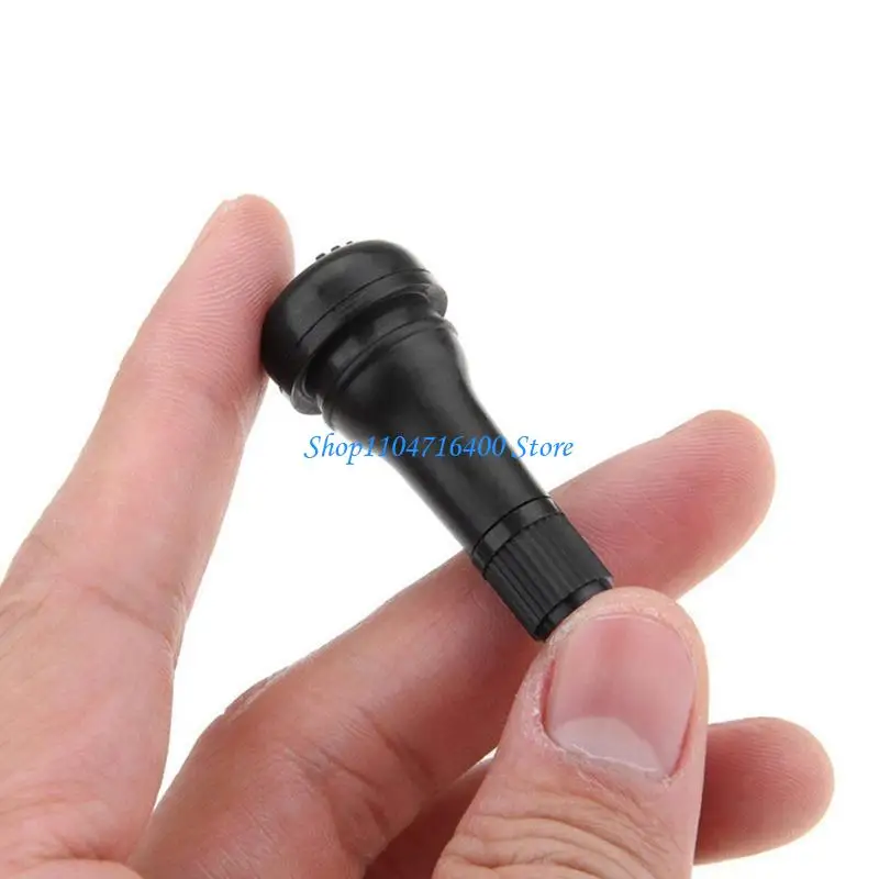 

y1gd 100pcs Car Auto TR413 In Tyre Wheel for Valve Rubber Tubeless Short for Val