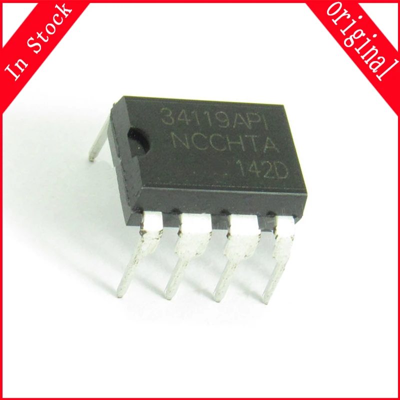 10pcs/lot MC34119API MC34119 DIP8 MC34119P DIP-8 In Stock