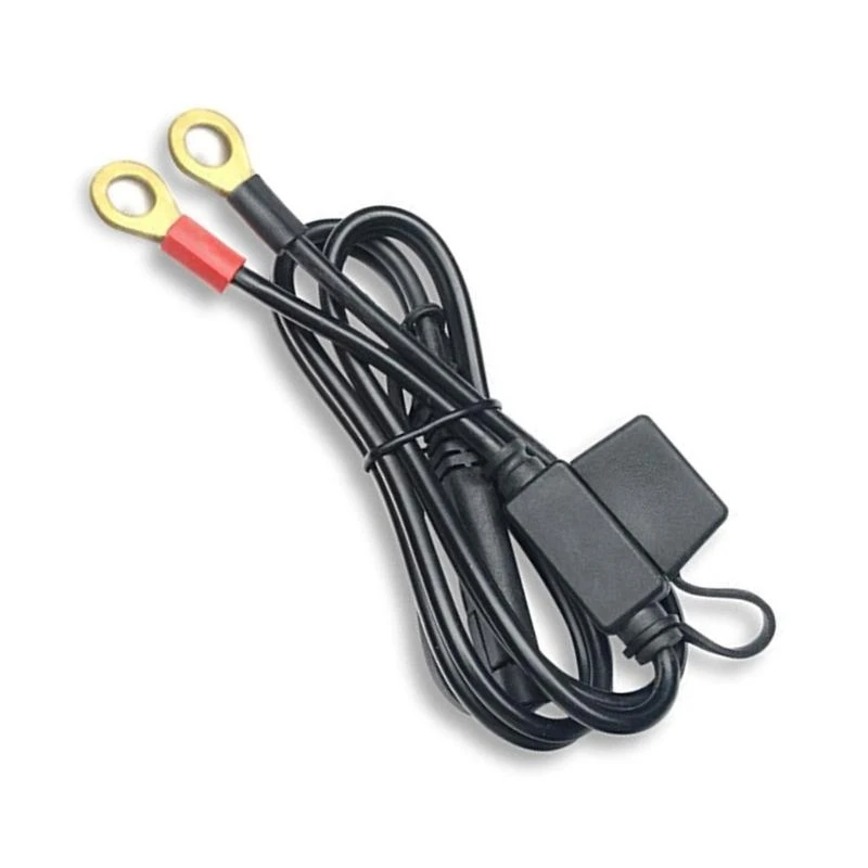 Car Motorcycle Battery Output Connector Ring Snowmobiles Battery Terminal To SAE Quick Disconnect Wire Cable 12V