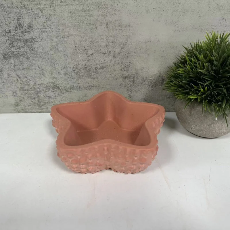 Starfish Storage Tray Mold Pentagram XINGX Star Dish Flower Pot Plaster Mold Epoxy Mold